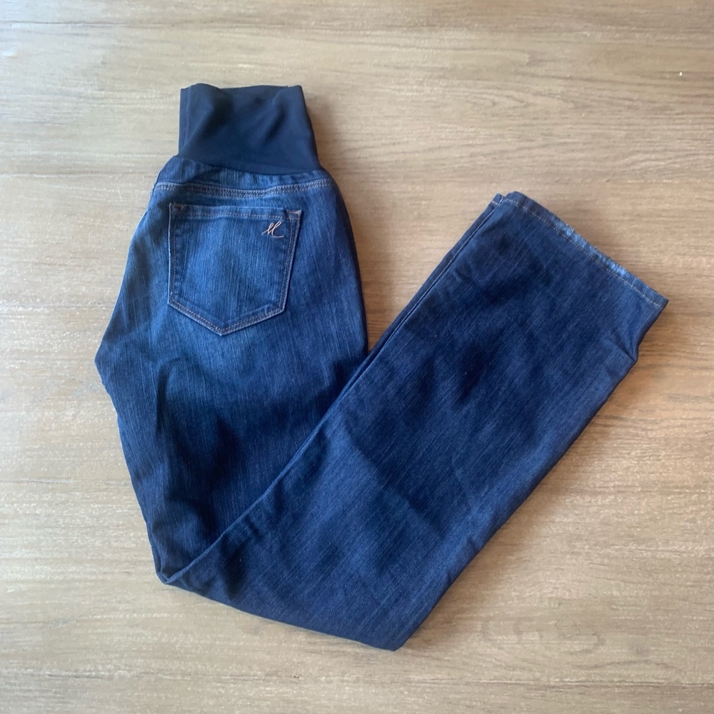 Navi A pea in the pod bootcut maternity jeans pants